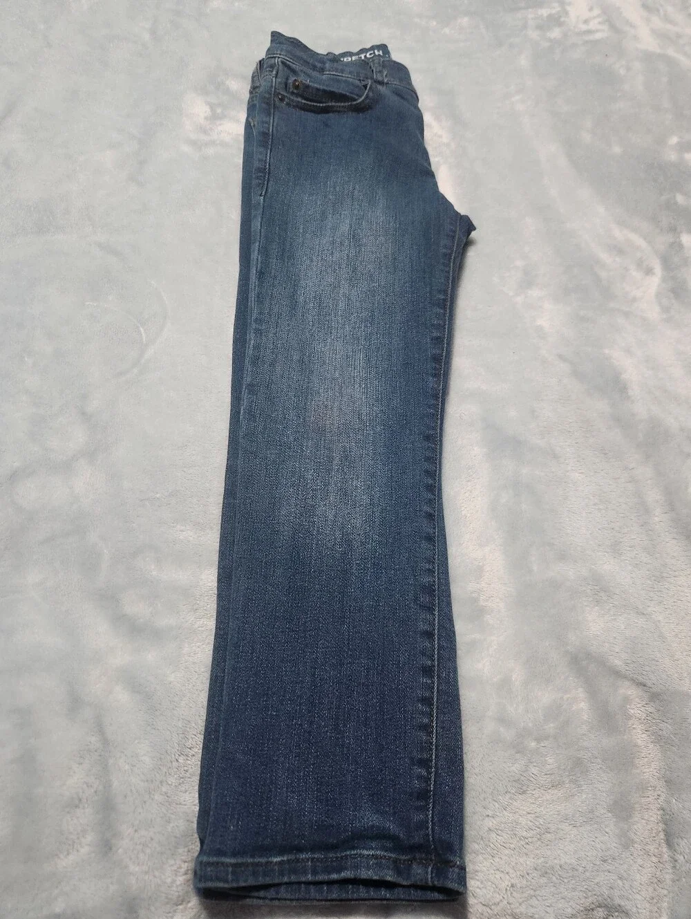 Classic Boy's Dark Blue Straight Leg Jeans